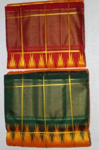 Pure Silk 24X12 Perumal Set